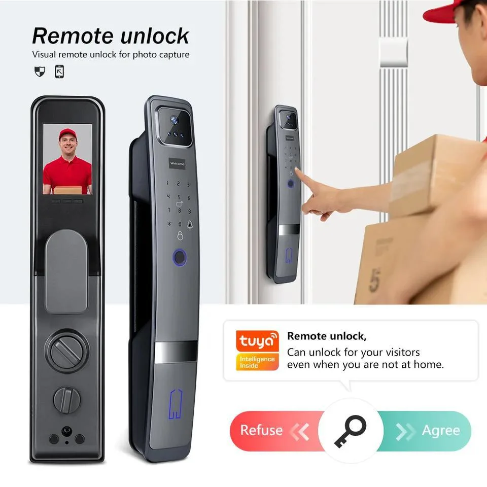 Face recognition smart door lock